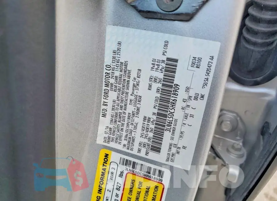 3LN6L5DC5HR618909 Photo# 12