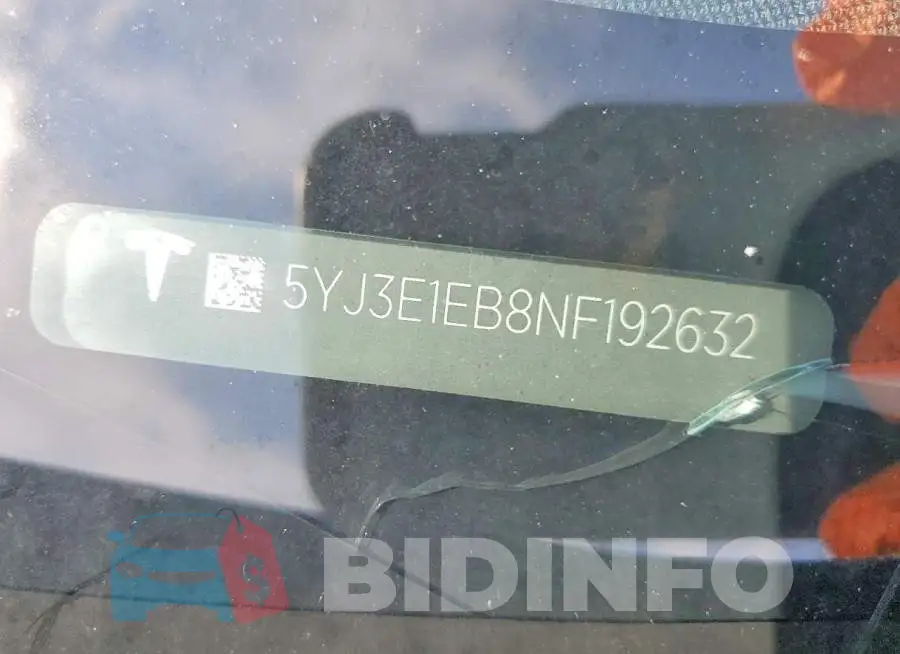 5YJ3E1EB8NF192632 Photo# 12