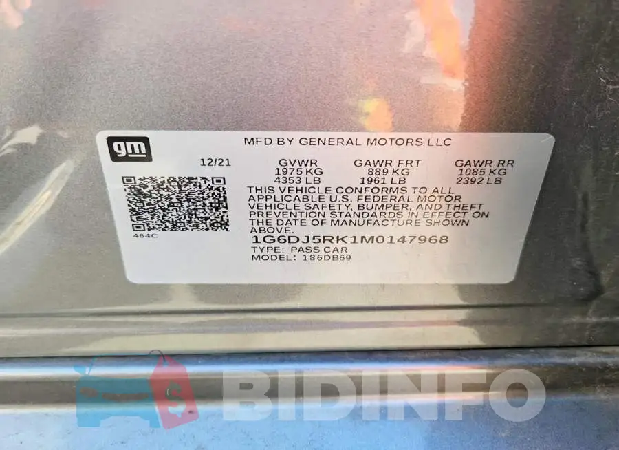 1G6DJ5RK1M0147968 Photo# 12