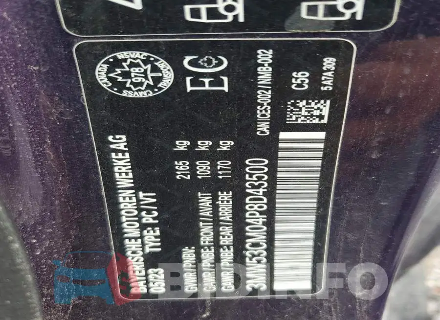 3MW53CM04P8D43500 Photo# 12