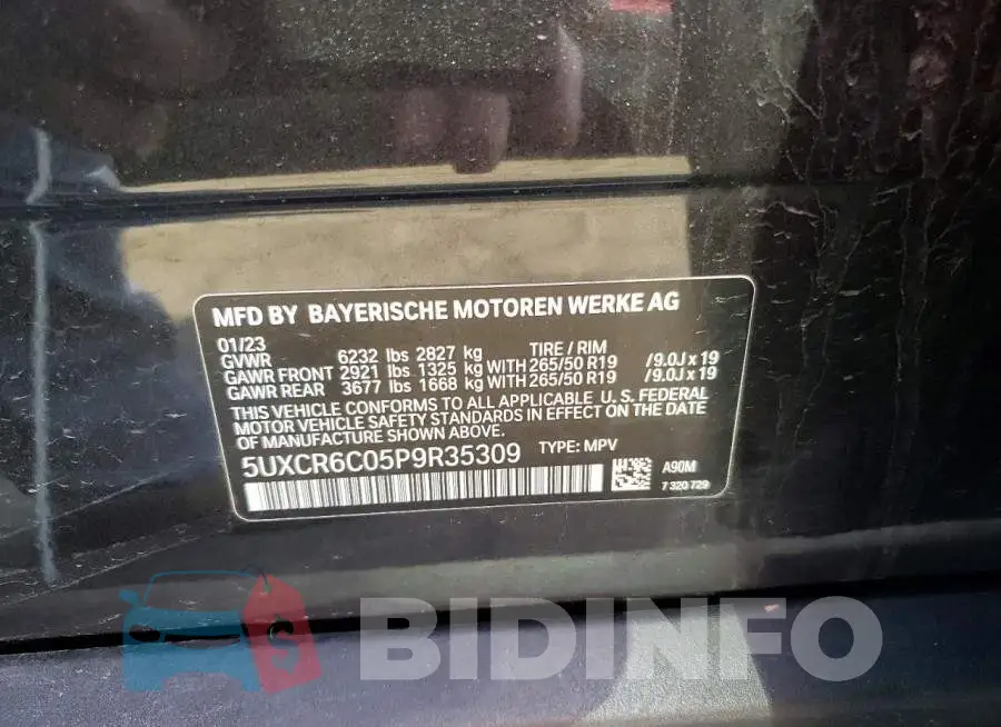 5UXCR6C05P9R35309 Photo# 13