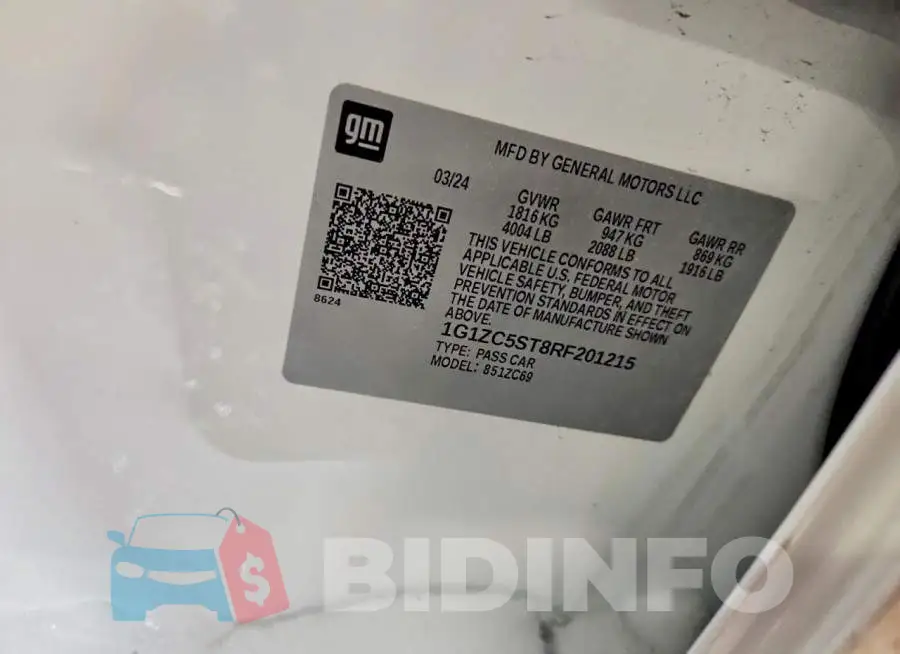 1G1ZC5ST8RF201215 Photo# 13