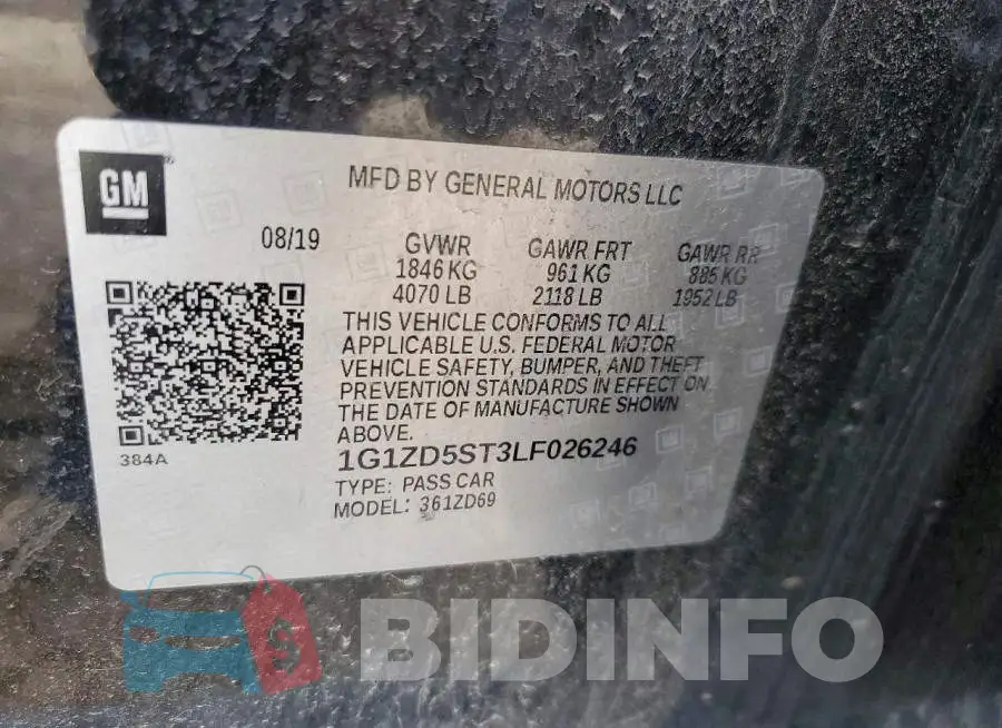 1G1ZD5ST3LF026246 Photo# 13