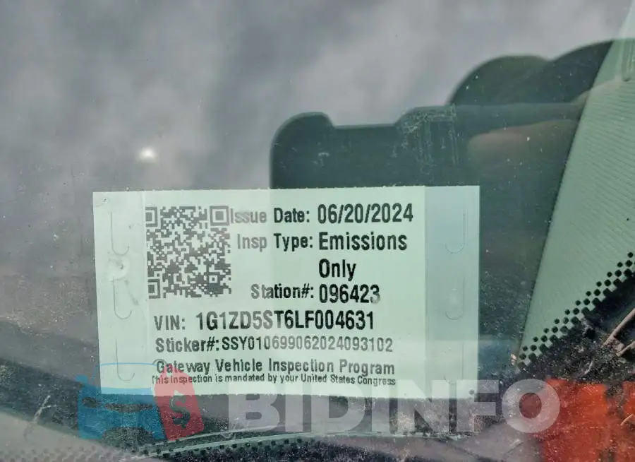1G1ZD5ST6LF004631 Photo# 12