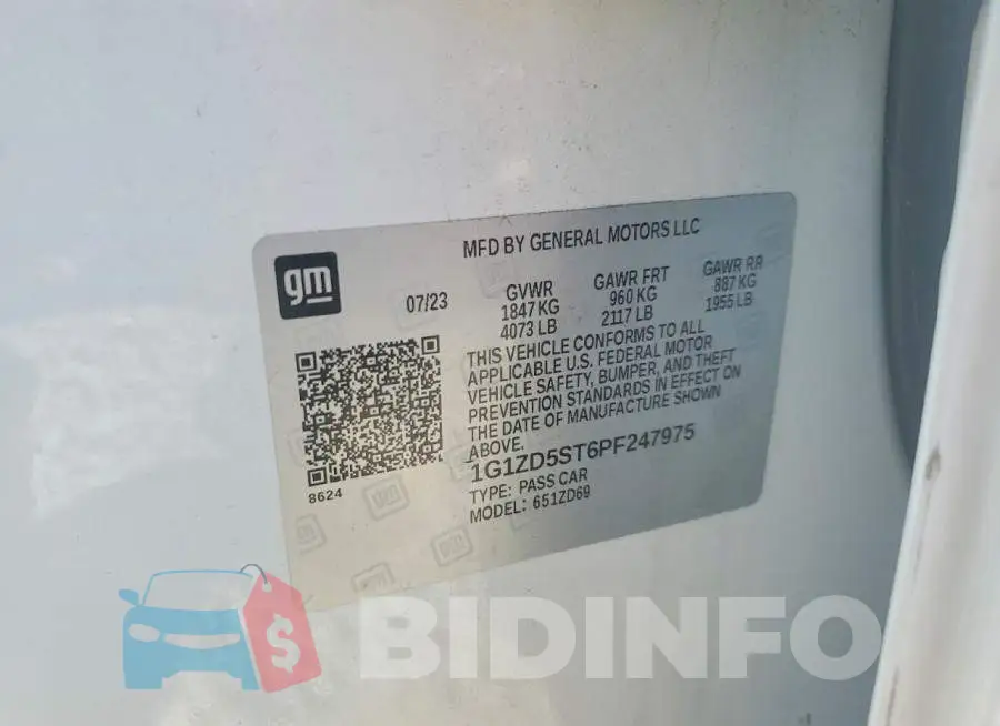 1G1ZD5ST6PF247975 Photo# 12