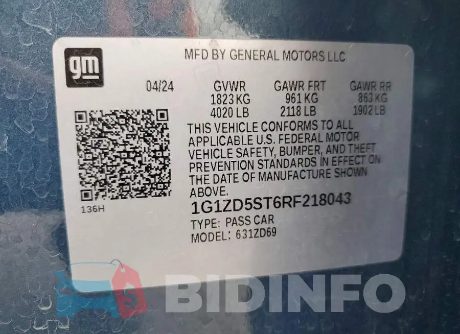 1G1ZD5ST6RF218043 Photo# 12