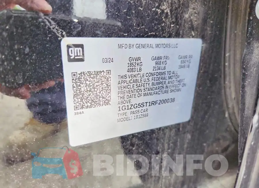1G1ZG5ST1RF200038 Photo# 12