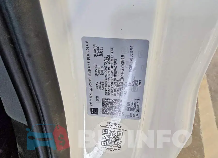 3GCNAAEK4PG353916 Photo# 12