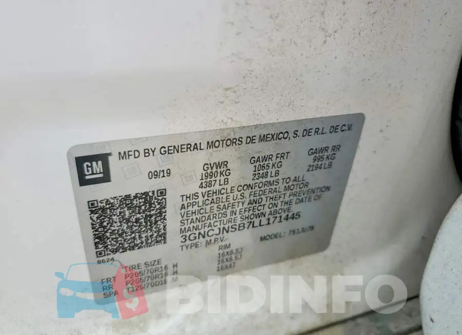 3GNCJNSB7LL171445 Photo# 13