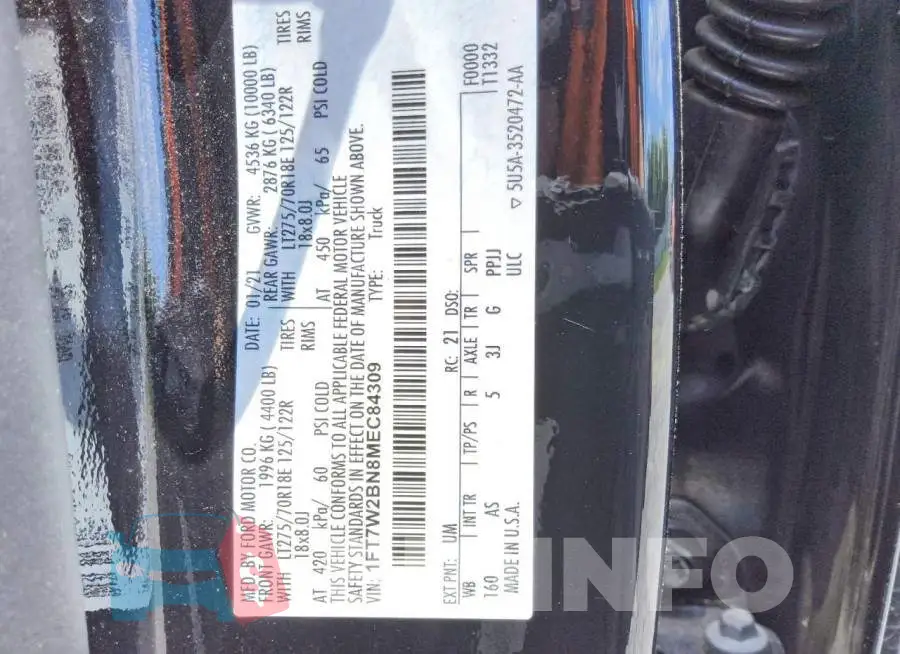 1FT7W2BN8MEC84309 Photo# 12