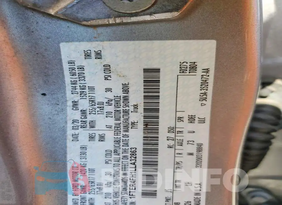 1FTER4FH1LLA32863 Photo# 12