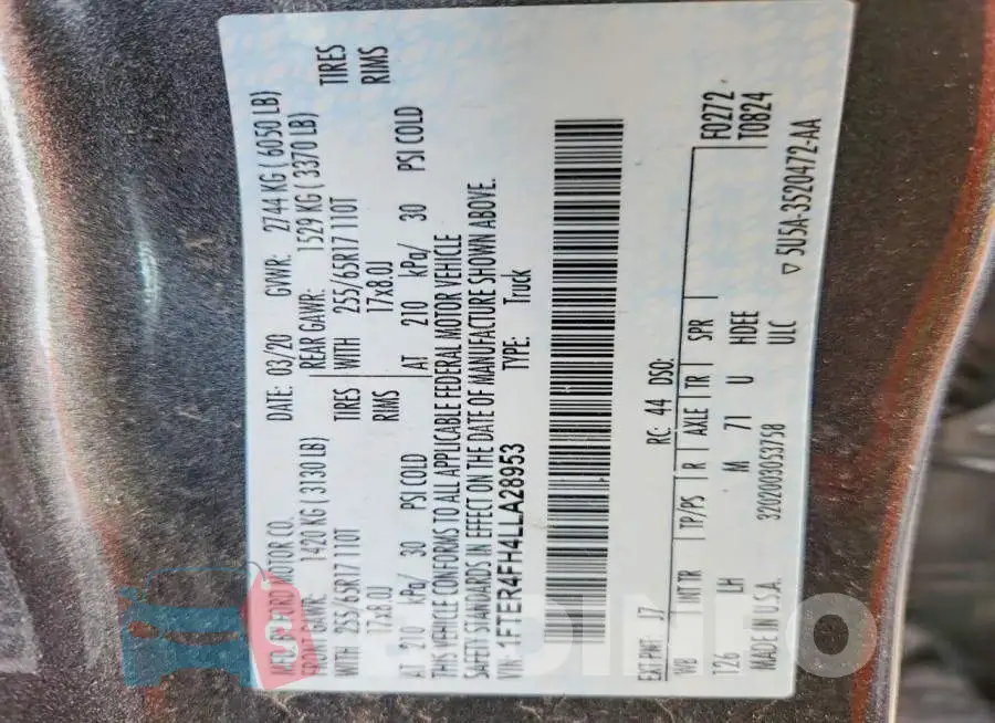 1FTER4FH4LLA28953 Photo# 13