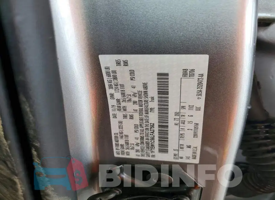 1FTEW1C56LFA27562 Photo# 12