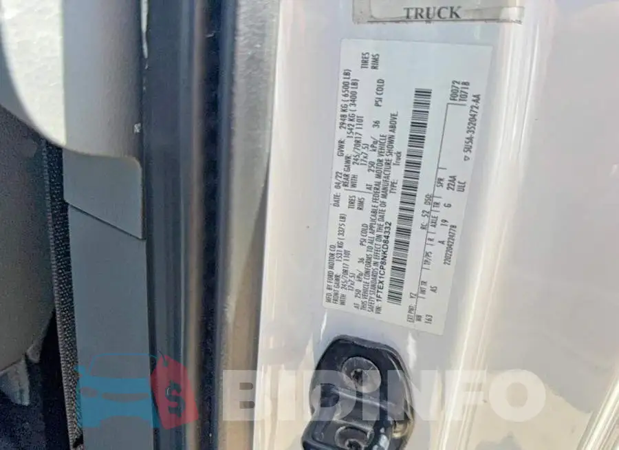 1FTEX1CP8NKD84332 Photo# 10