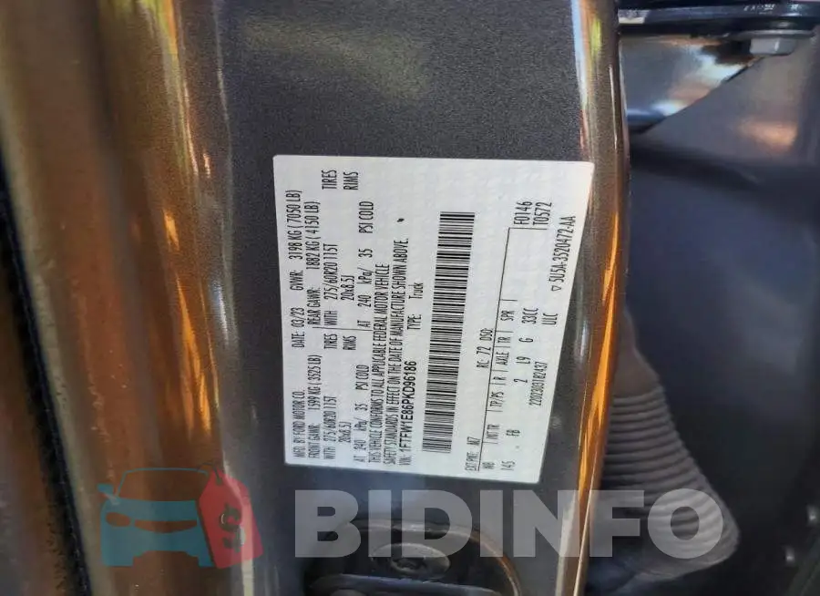 1FTFW1E86PKD96186 Photo# 12