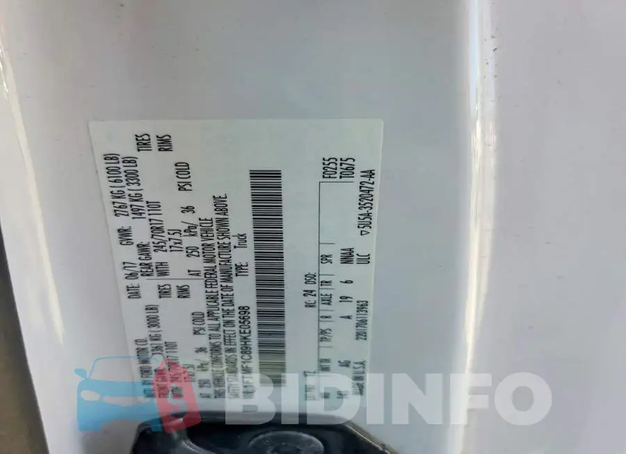 1FTMF1C89HKE05698 Photo# 12