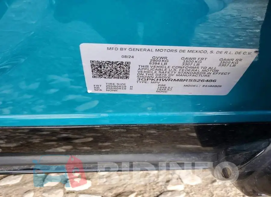3GPKHWRM8RS526486 Photo# 12
