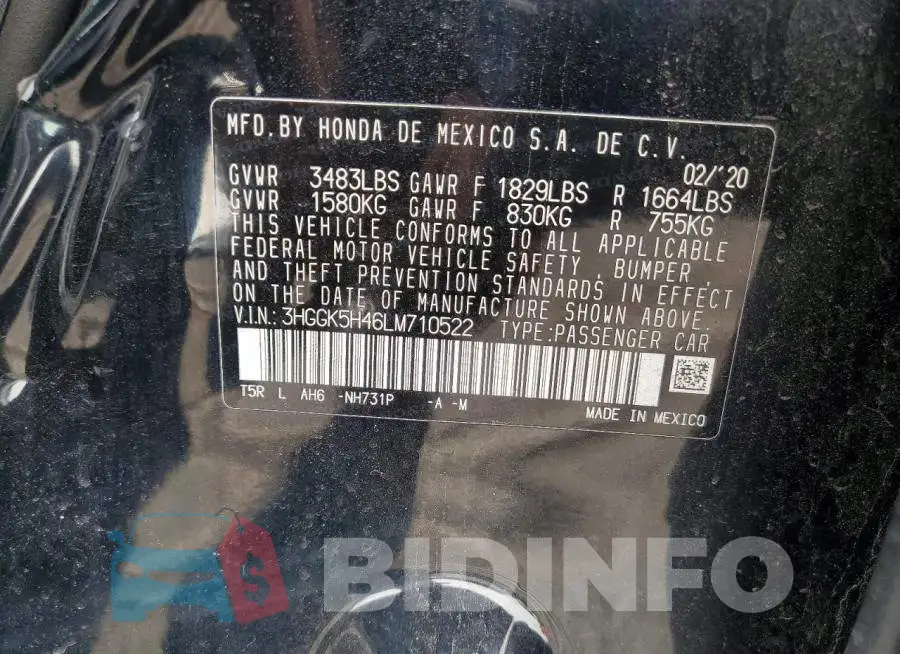 3HGGK5H46LM710522 Photo# 14