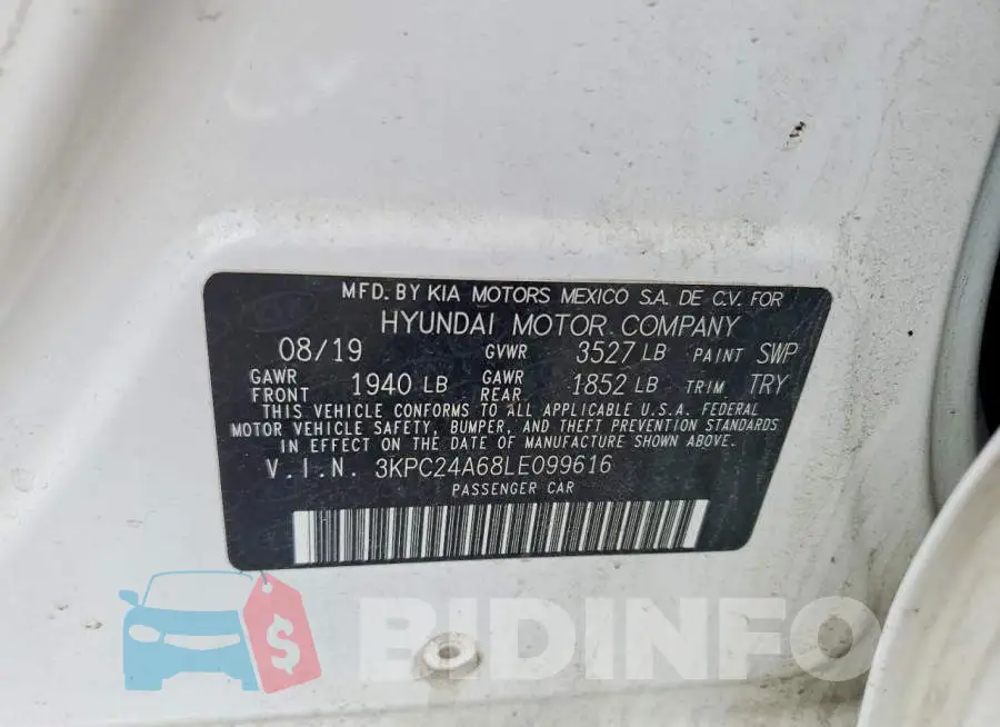 3KPC24A68LE099616 Photo# 13