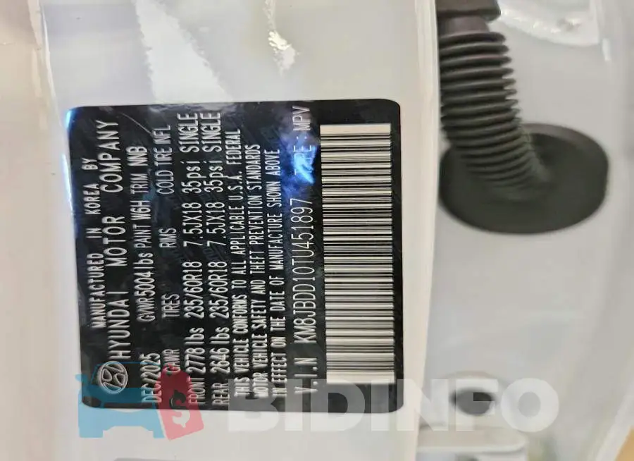 KM8JBDD10TU451897 Photo# 14