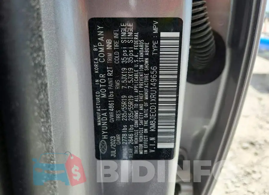 KM8JECD1XRU149656 Photo# 12