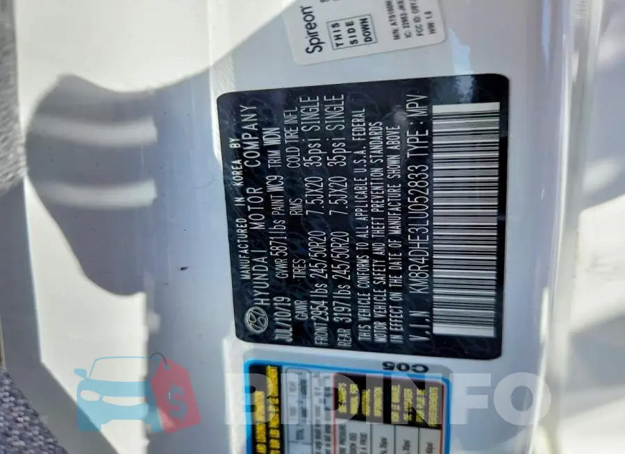 KM8R4DHE3LU052833 Photo# 13