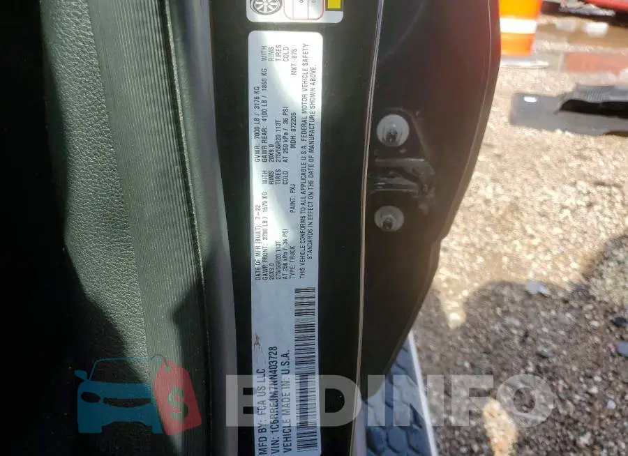 1C6RREJM7NN403728 Photo# 12