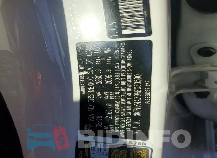 3KPFK4A79HE033590 Photo# 12