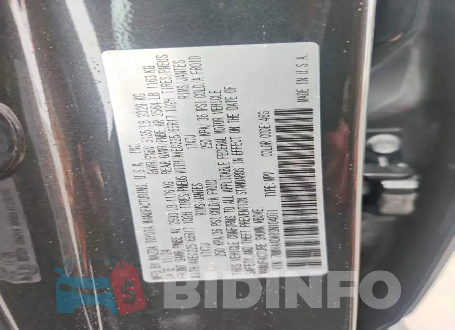 7MMVAADW8SN104071 Photo# 13