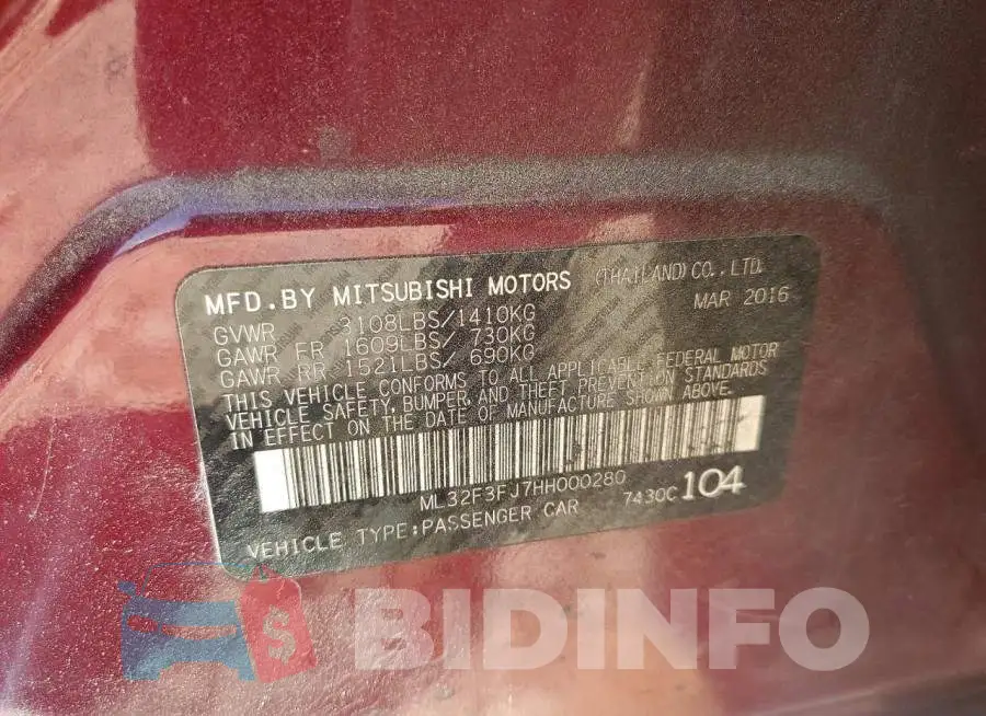 ML32F3FJ7HH000280 Photo# 12