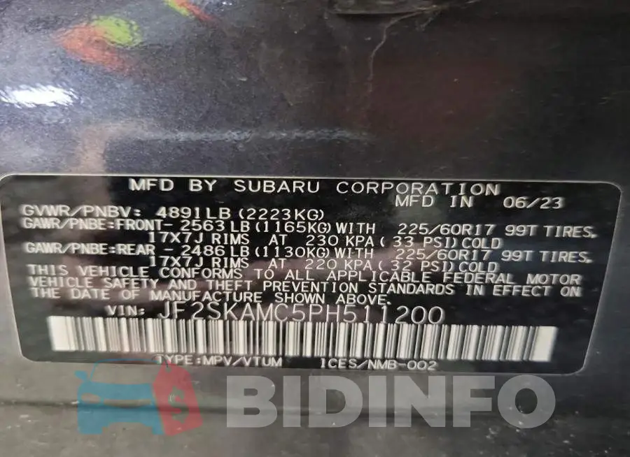 JF2SKAMC5PH511200 Photo# 13