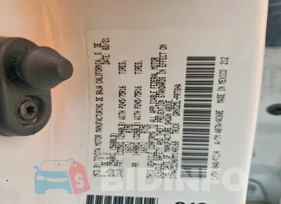 3TMAZ5CN6MM148168 Photo# 12