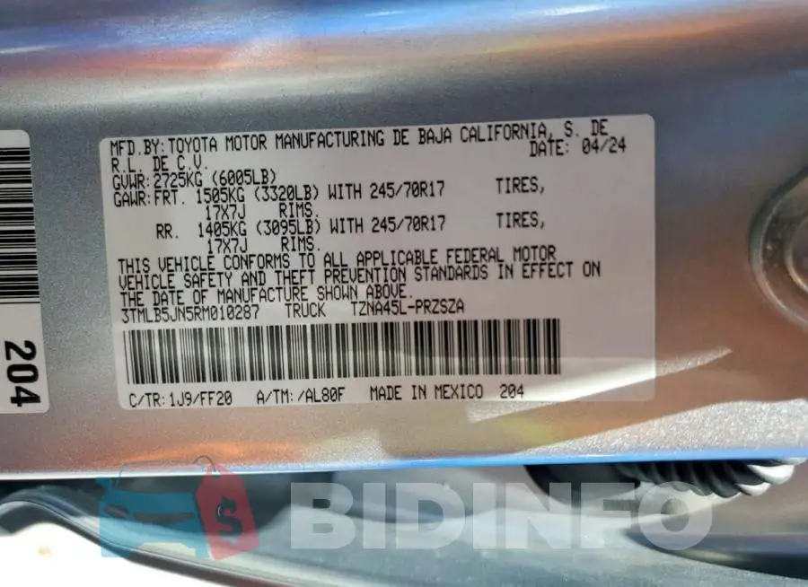 3TMLB5JN5RM010287 Photo# 12