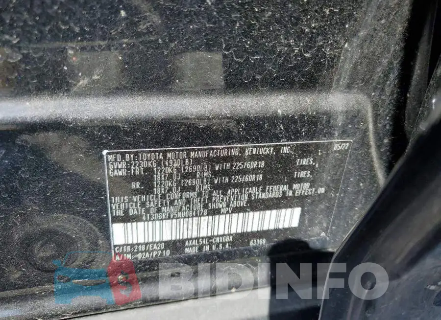 4T3D6RFV5NU084178 Photo# 14