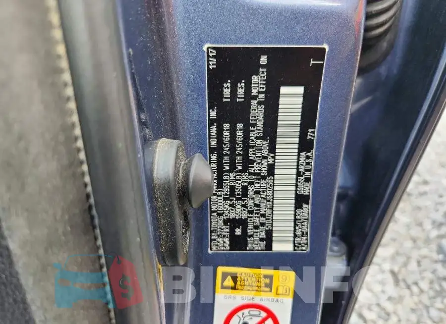 5TDJZRFHXJS802565 Photo# 13