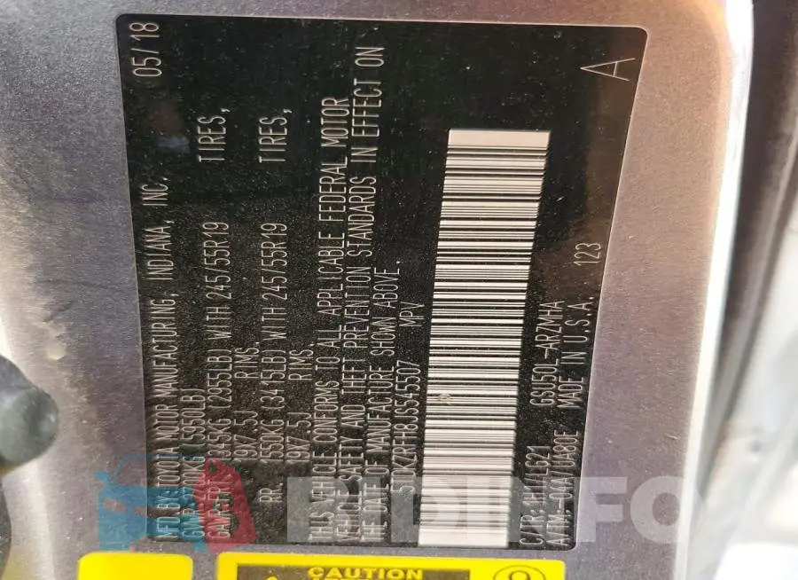 5TDKZRFH8JS545507 Photo# 13