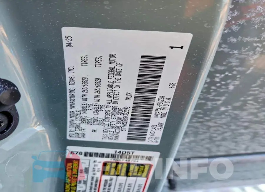 5TFNA5DB9SX302392 Photo# 12