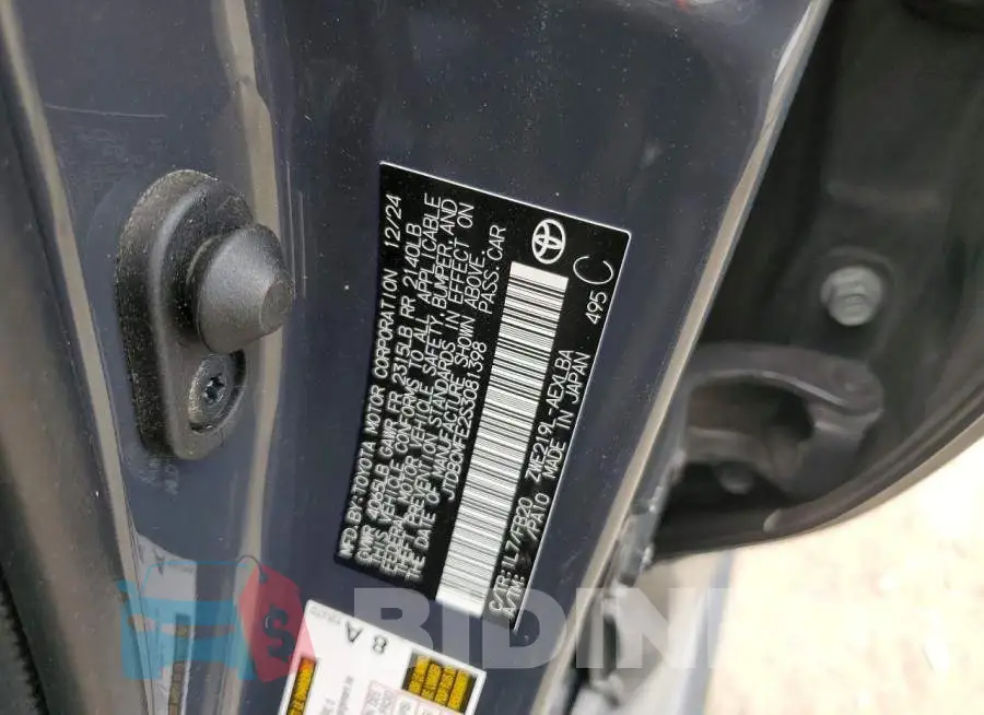 JTDBCMFE2S3081398 Photo# 12