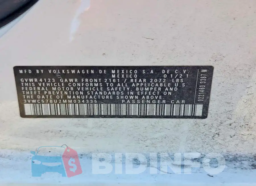 3VWC57BU2MM034335 Photo# 12