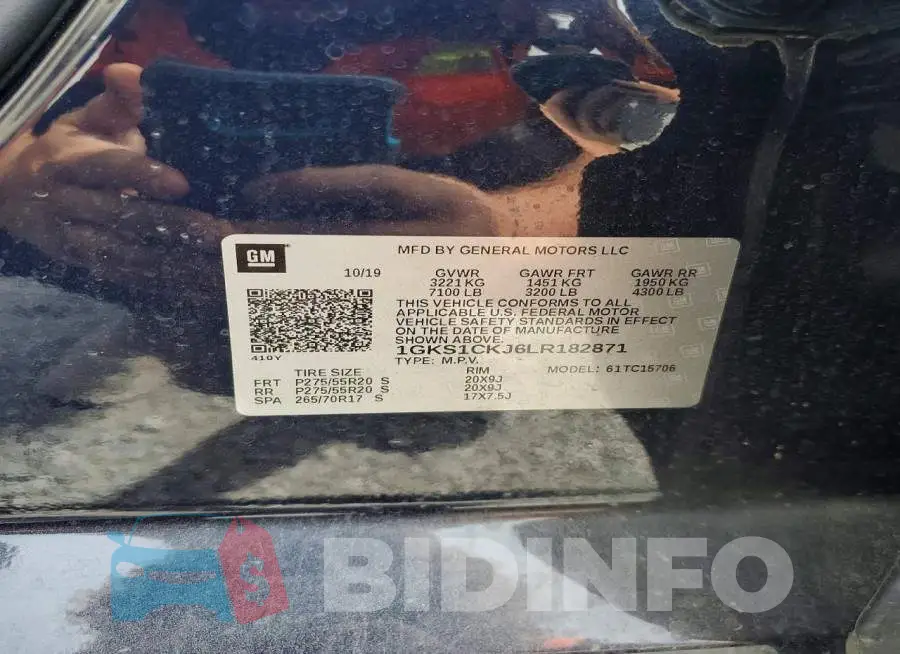 1GKS1CKJ6LR182871 Photo# 13