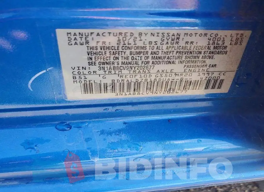 3N1AB8CV9NY202677 Photo# 12