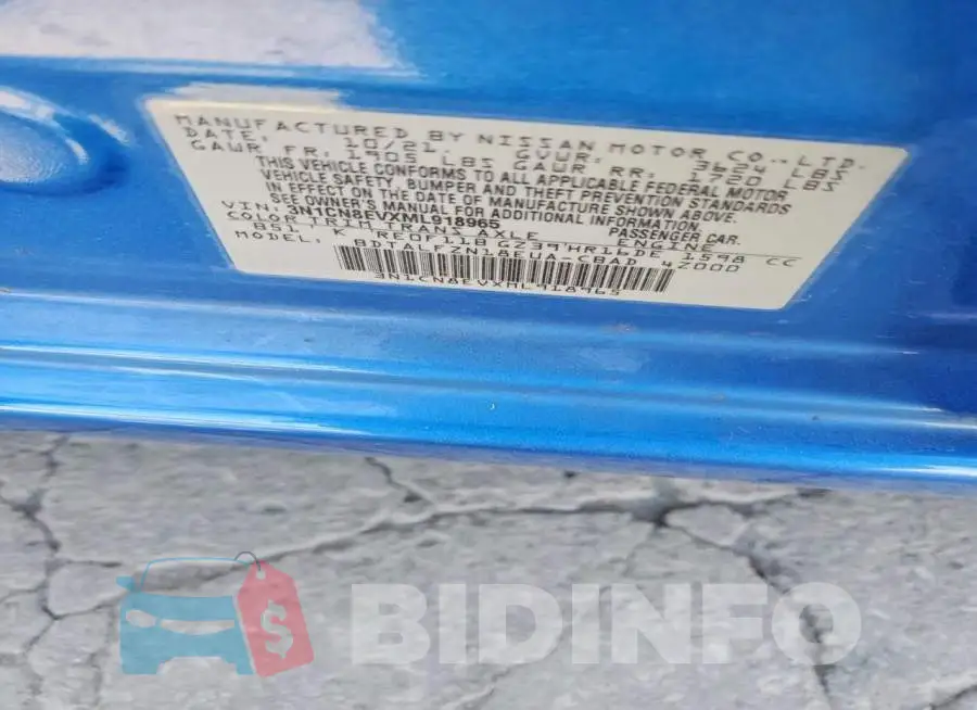 3N1CN8EVXML918965 Photo# 12