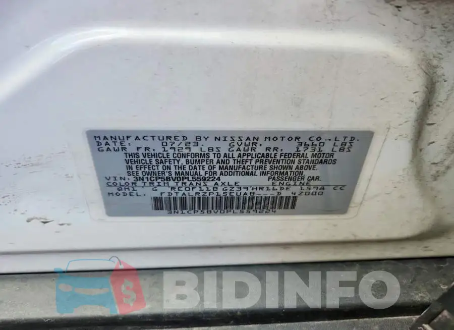 3N1CP5BV0PL559224 Photo# 13