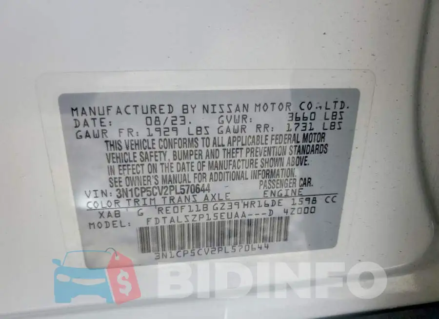 3N1CP5CV2PL570644 Photo# 12