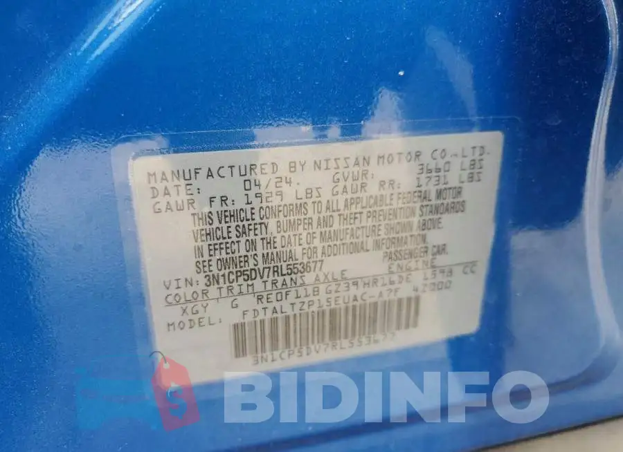3N1CP5DV7RL553677 Photo# 12