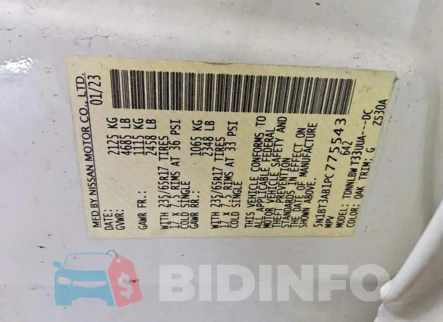 5N1BT3AB1PC775543 Photo# 12