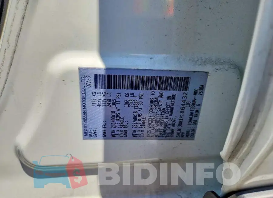 5N1BT3BB1PC864432 Photo# 13