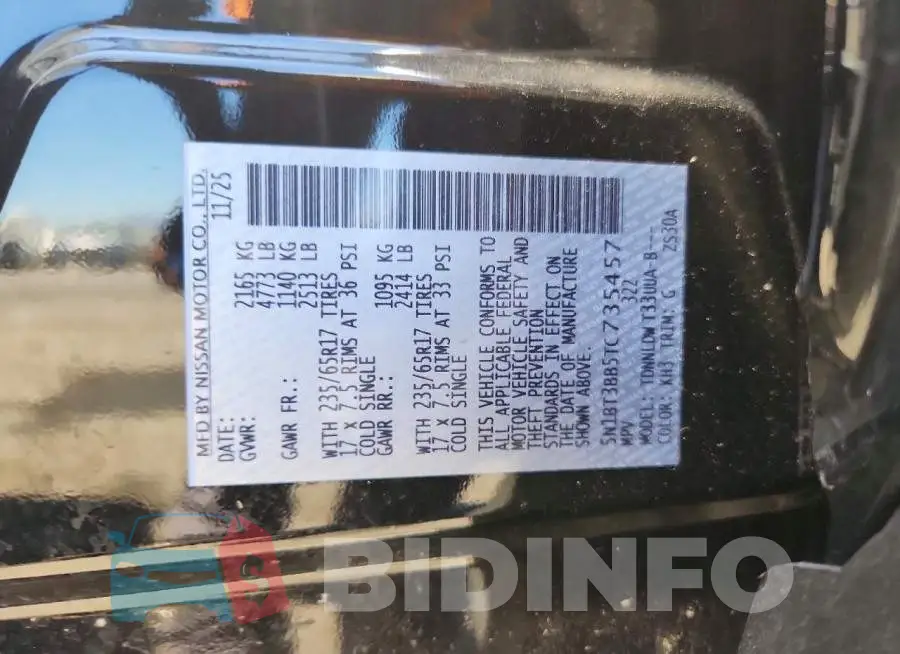 5N1BT3BB5TC735457 Photo# 13
