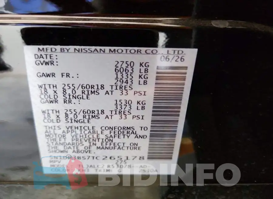 5N1DR3BS7TC265178 Photo# 14
