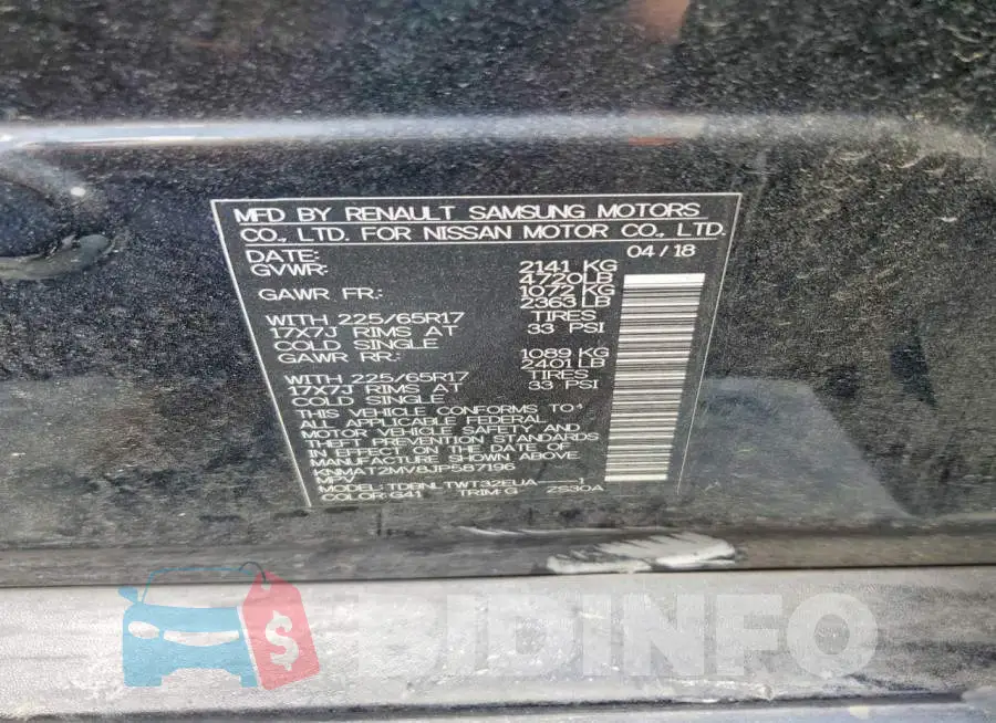KNMAT2MV8JP587196 Photo# 13